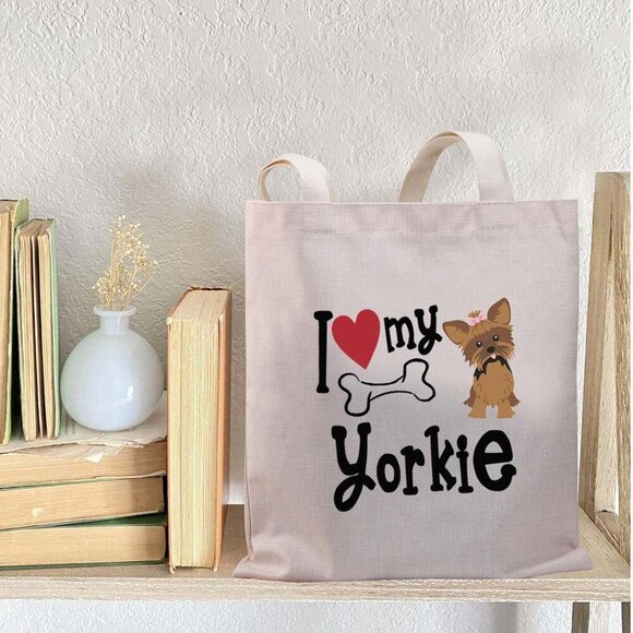 Yorkshire Terrier Tote Bag Dog Lover Gift Unisex Casual Accessory - Picture 3 of 7